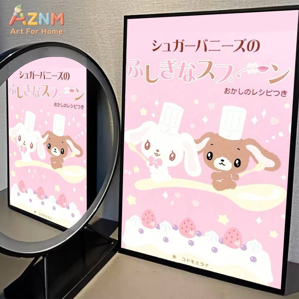 1 шт. AZMN Sugarbunnies Аниме- – обзор и цена Anime Merchandise Posters
