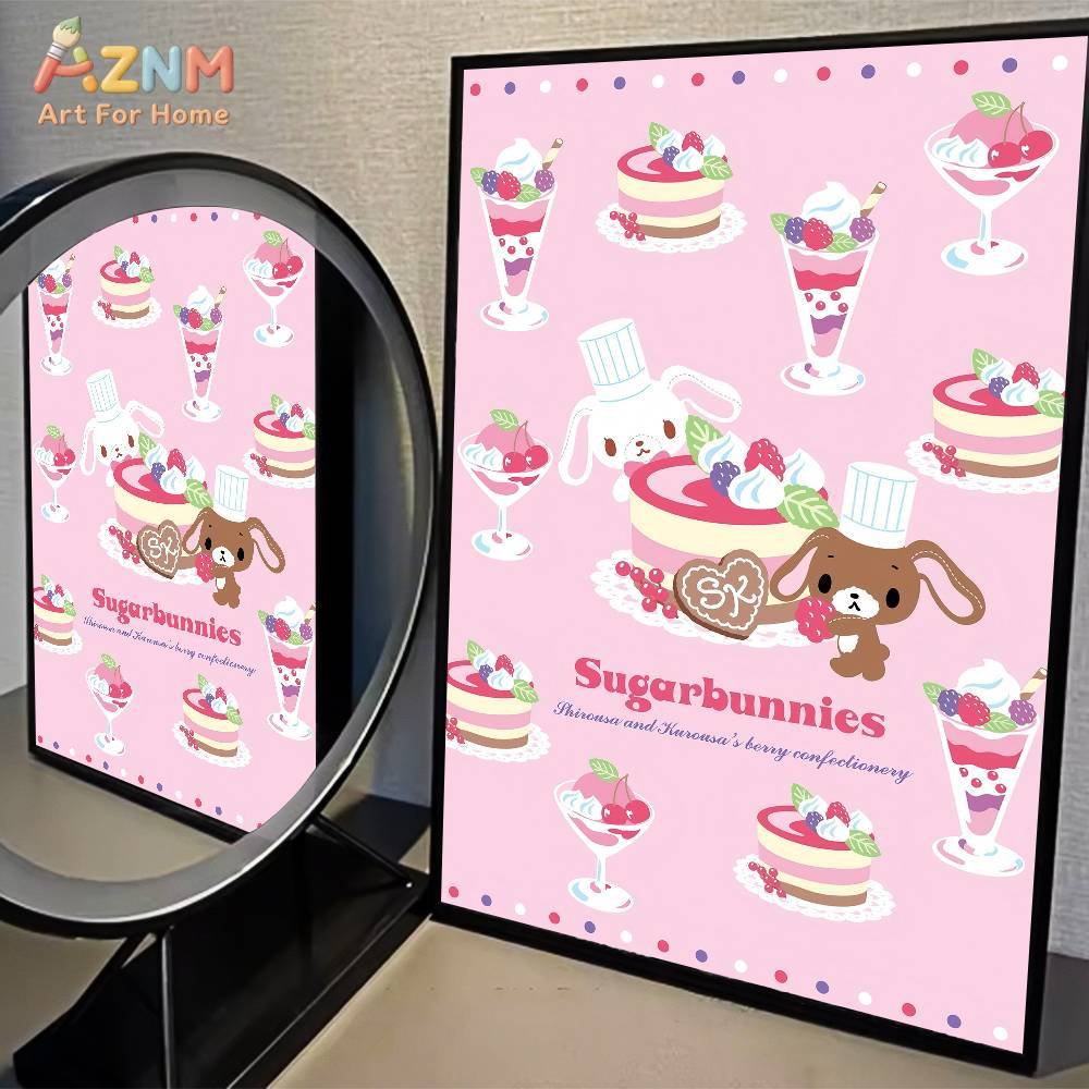 1 шт. AZMN Sugarbunnies Аниме- – обзор и цена Anime Merchandise Posters