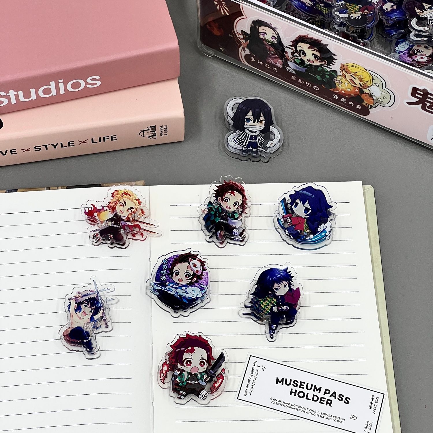 Полный набор папок Demon Slaye – обзор и цена Anime Merchandise Box